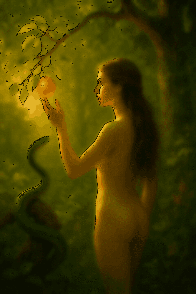 Illustration de l'article : Eve et le fruit défendu